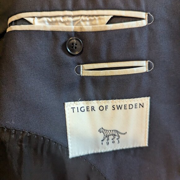 TIGER OF SWEDEN - Navy 2-piece suit - Sz 52 - Picture 5 of 14